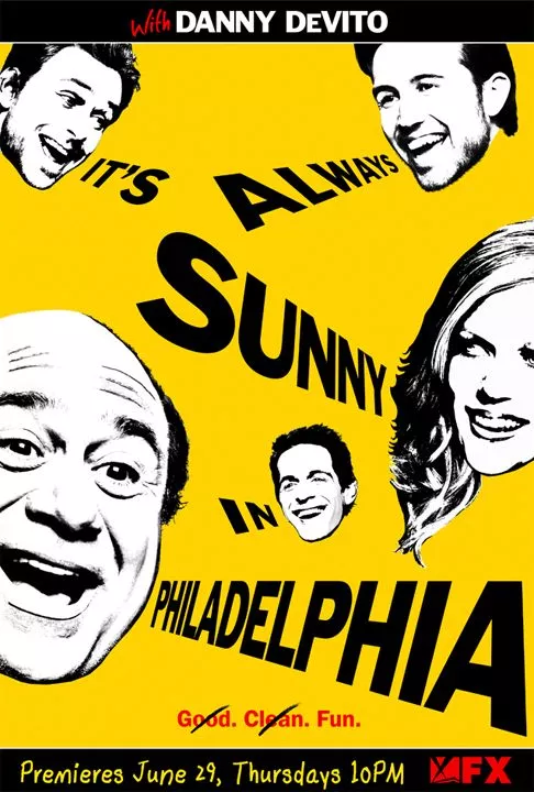Серіал 'У Філадельфії завжди сонячно' сезон 2 постер
