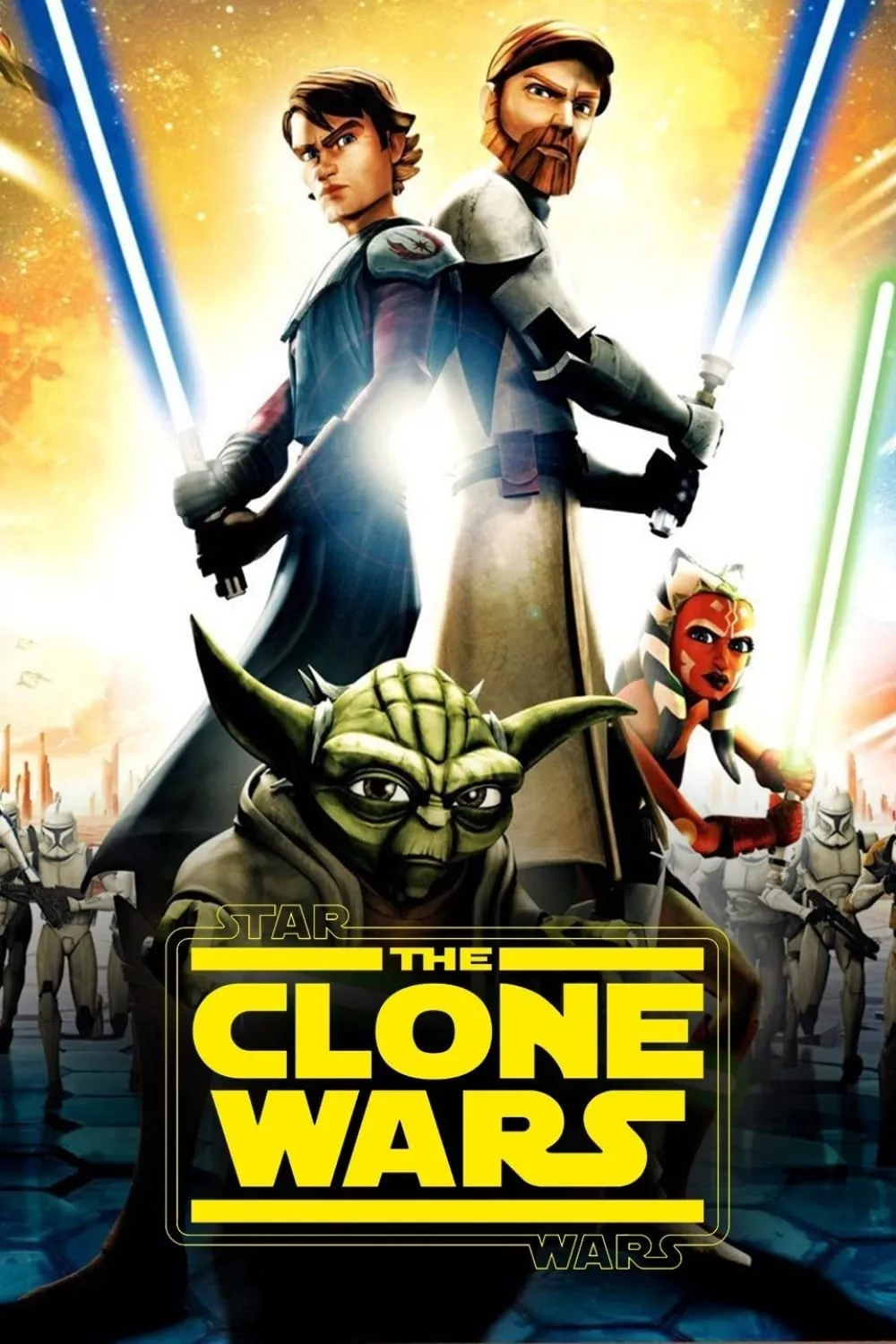 Мультсеріал 'Зоряні Війни: Війни клонів' сезон 1 постер