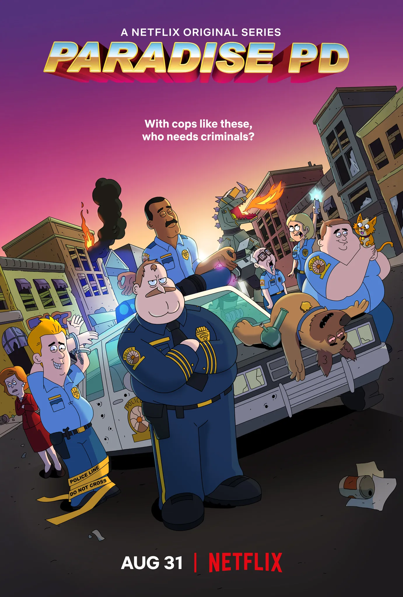 Мультсеріал 'Поліція Парадайз' сезон 1 постер